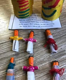 Tiny Worry Dolls Pack of 6